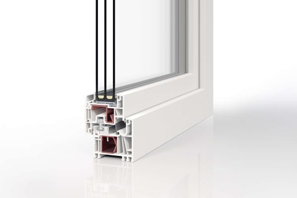 PaXplus 4 ProfilschnittProduktbild,  Fenster,  Kunststoff-Fenster,  PaXplus 4,  Profilschnitt