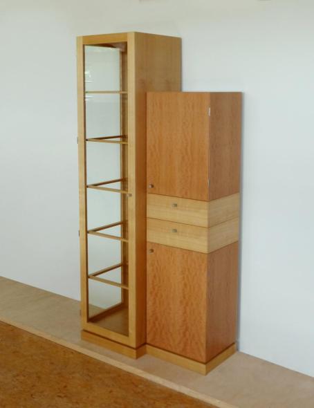 Meisterstück Vitrine Kirschbaum und Birnbaum
